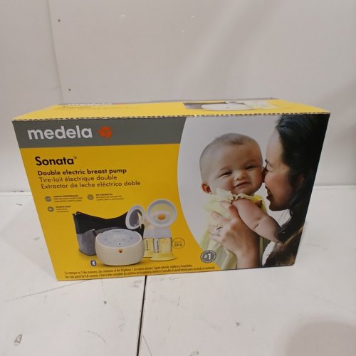 MEDELA SONATA DOUBLE ELECTRIC BREAST PUMP WITH CARRYING BAG, APP CONNECTION - YELLOW/BLACK/GREY (MODEL: 58100) image 2