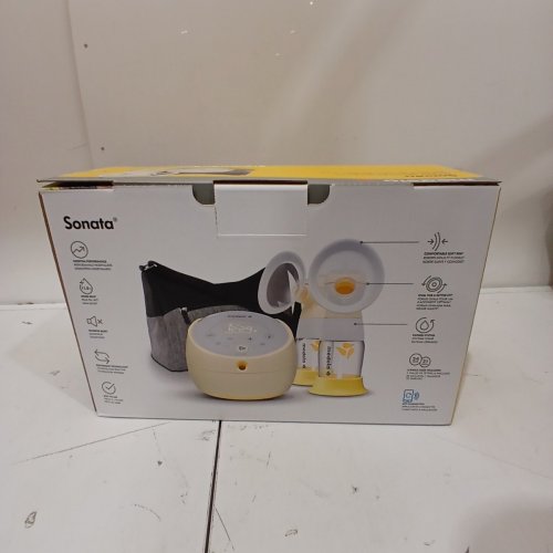 MEDELA SONATA DOUBLE ELECTRIC BREAST PUMP WITH CARRYING BAG, APP CONNECTION - YELLOW/BLACK/GREY (MODEL: 58100) image 3