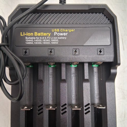 5PC UNIVERSAL LI-ION BATTERY CHARGER WITH BATTERIES - 2A / 4.2V (MODEL: MS-5D84A) image 3