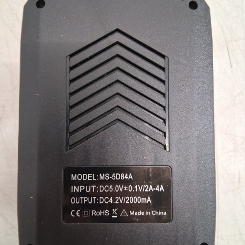 5PC UNIVERSAL LI-ION BATTERY CHARGER WITH BATTERIES - 2A / 4.2V (MODEL: MS-5D84A) image 4