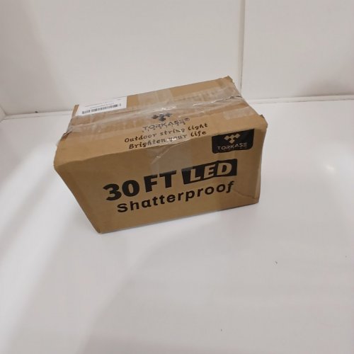 TORKASE S14 VINTAGE CONNECTABLE WATERPROOF LED STRING LIGHTS WITH DIMMABLE SHATTERPROOF BULBS - 30FT - WARM WHITE image 4