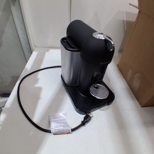 NESPRESSO VERTUO BY BREVILLE SINGLE SERVE COFFEE & ESPRESSO MACHINE - CHROME/BLACK (MODEL: BNV220) image 4