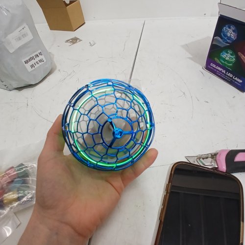 FLYING SPINNER FLYING BALL TOY, HAND CONTROLLED MINI DRONE image 2