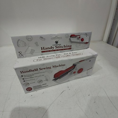 CHENSHENG HANDHELD SEWING MACHINE - WHITE/RED image 2