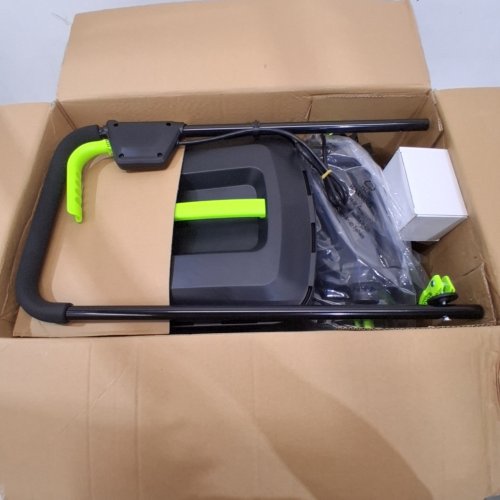 STEELITE CORDLESS ELECTRIC LAWN MOWER - 5-POSITION HEIGHT ADJUSTMENT WITH 8 GALLON GRASS BAG - BATTERY AND CHARGER INCLUDED - 13'' - 21V - ( MODEL: ‎DG500 ) image 2