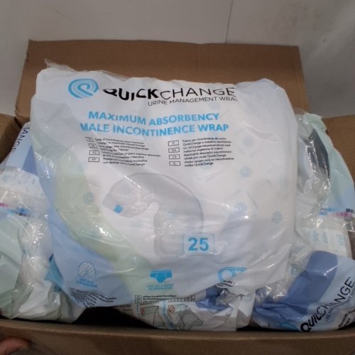 4(25PK) QUICKCHANGE URINE MANAGEMENT INCONTINENCE WRAPS image 3