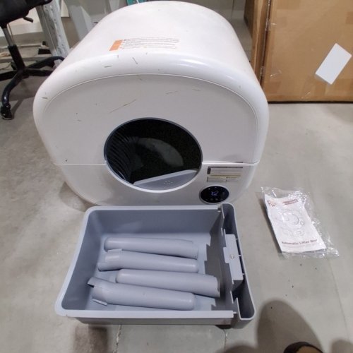 AUTOMATIC SELF CLEANING SMART CAT LITTER BOX - 72L - WHITE image 3