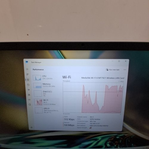 ACER ASPIRE 3 15.6" FULL HD IPS TOUCH DISPLAY LAPTOP | AMD RYZEN 5 7520U | 16GB RAM DDR5 | WI-FI 6 | WINDOWS 11 HOME - BLUE - (MODEL:A315-24PT-R05E) image 9