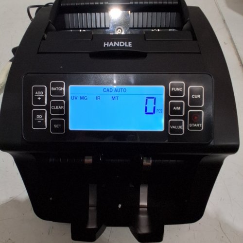ANEKEN MONEY COUNTER MACHINE - UV/MG/MT/IR/DD COUNTERFEIT DETECTION - 3.7" LCD DISPLAY CASH COUNTING MACHINE - 1200 BILLS PER MINUTE - BLACK (MODEL: AL-5800) image 2