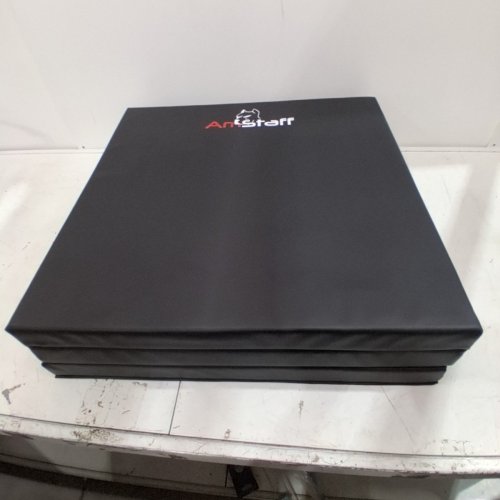 AMSTAFF 3-FOLD EXERCISE MAT 24" X 70" - BLACK (ITEM: WM03) image 2