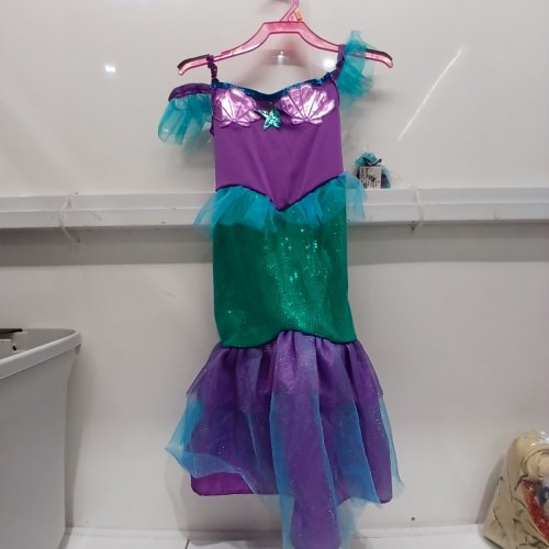 GIRL'S GOODMARK MISS MERMAID COSTUME SET - 3-4T - PURPLE/TURQUOISE image 2