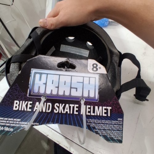 KRASH BIKE AND SKATE HELMET - 54-58 CM - BLUE image 3