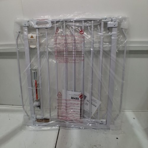 KIDS/PETS STAIR GATE EASY STEP WALK THRU AUTO CLOSE PET SECURITY GATE - 29" TO 46" X 30" - WHITE (MODEL:W3336) image 2