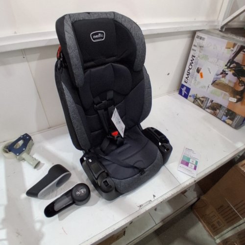 EVENFLO MAESTRO SPORT HARNESS BOOSTER CAR SEAT - 22-100LBS - ASPEN SKIES/GREY BLACK (MODEL: 34911921C) image 3
