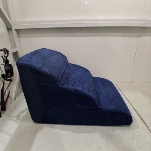 NIUBYA 3-TIER HIGH-DENSITY FOAM PET STAIRS WITH REMOVABLE COVER - 24" X 15" - BLUE image 3