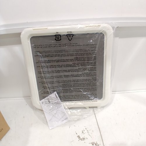 AMAZON BASICS DOG TRAINING PAD HOLDER - 22" X 22" - WHITE/GREY image 2