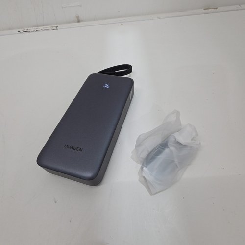 UGREEN 45W POWER BANK WITH BUILT-IN USB-C CABLE - PD 3.0 - 20000MAH - GREY (MODEL: PB536) image 4
