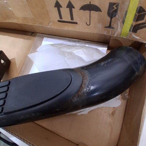 ARMORDILLO ROUND TUBING STEEL HITCH STEP FOR CLASS 4 TRAILER HITCH - 2" HITCH MOUNT - BLACK image 5