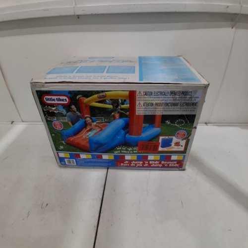 LITTLE TIKES JR. JUMP N' SLIDE INFLATABLE BOUNCER WITH SLIDE - 160LBS CAPACITY - 10FT X 7FT X 5FT (MODEL: 637995X2C) image 8