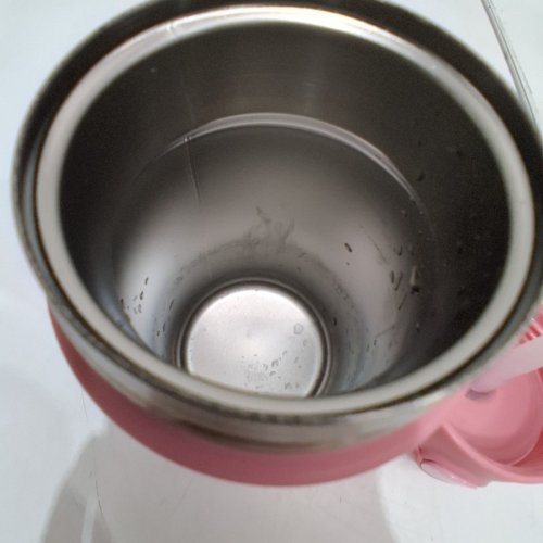 THERMOS WATER BOTTLE WITH STRAW - 10OZ - PINK image 4