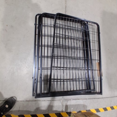 6PC YAHEETECH METAL PET PLAYPEN PANELS - 39.3" - BLACK (ITEM: 593191) image 2