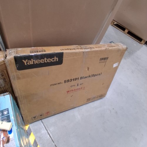 6PC YAHEETECH METAL PET PLAYPEN PANELS - 39.3" - BLACK (ITEM: 593191) image 4