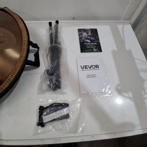 VEVOR HANDPAN DRUM 12 NOTES - 22" - GOLDEN (MODEL: GOLDEN-12 TONE SOUND) image 4