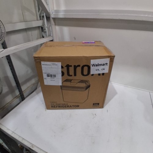 ASTROAI ELECTRIC COOLER - 26 QT-24 L 12 V DC PORTABLE THERMOELECTRIC CAR COOLER - INCLUDES 2 ICE PACKS - TEAL (MODEL: LY0324A) image 4