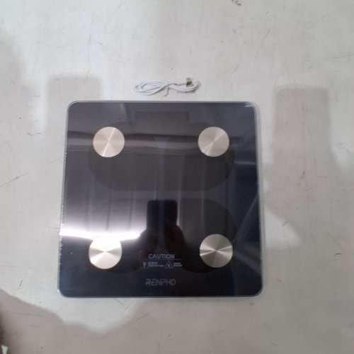 RENPHO BLUETOOTH SMART DIGITAL SCALE USB RECHARGEABLE - BLACK (MODEL: ES-28ML) image 2