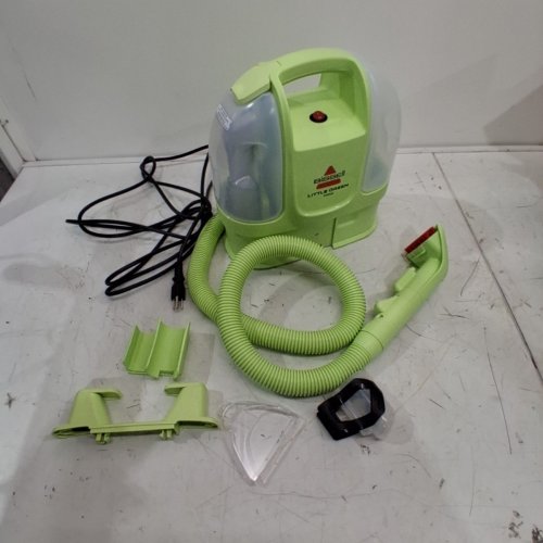 BISSELL LITTLE GREEN MINI CORDED PORTABLE CARPET AND UPHOLSTERY DEEP CLEANER WITH SELF-CLEANING TOUGH STAIN TOOL, HYDRORINSE TOOL (MODEL:4075B) image 3
