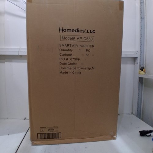 HOMEDICS 4-IN-1 SMART AIR PURIFIER FOR EXTRA-LARGE ROOMS - 2679.SQ.FT - WHITE (MODEL: AP-C550) image 2
