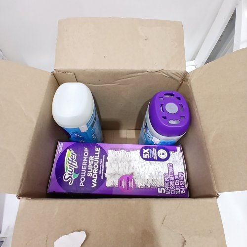 3PC SWIFFER POWERMOP REFILL BUNDLE WITH 5 PAD REFILLS AND 2 CLEANING SOLUTION BOTTLES - 750ML - LAVENDER SCENT image 2