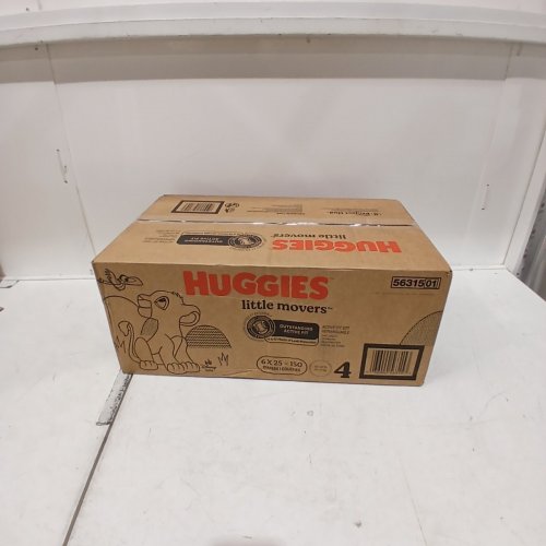 150PK HUGGIES LITTLE MOVERS DIAPERS - SIZE 4 - WHITE image 2