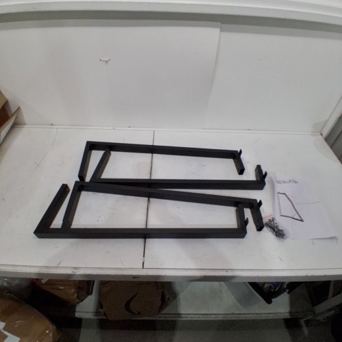 2PC TITECK HEAVY DUTY TRAPEZOID INDUSTRIAL STYLE TABLE LEGS - 28" - BLACK (MODEL: TTLEG-28) image 3