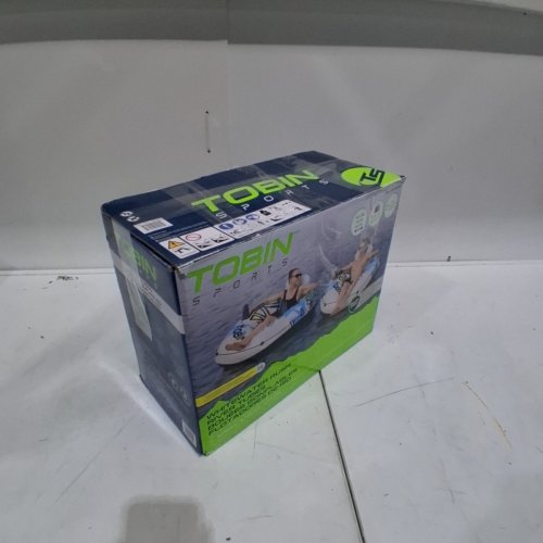 2PK TOBIN SPORTS WHITEWATER RUSH RIVER TUBES WITH CUPHOLDERS - 56" - 220LBS CAP - BLUE/WHITE (MODEL: 1985304) image 3
