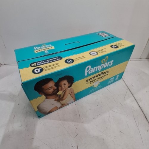 100PK PAMPERS SWADDLERS PULL-ON DIAPERS - SIZE 5 image 2