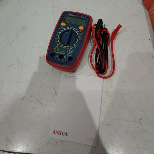 ASTROAI DIGITAL MULTIMETER DC/AC & OHM VOLTAGE/AMP TESTER - 2000 COUNTS - ORANGE (MODEL: AM33D) image 3
