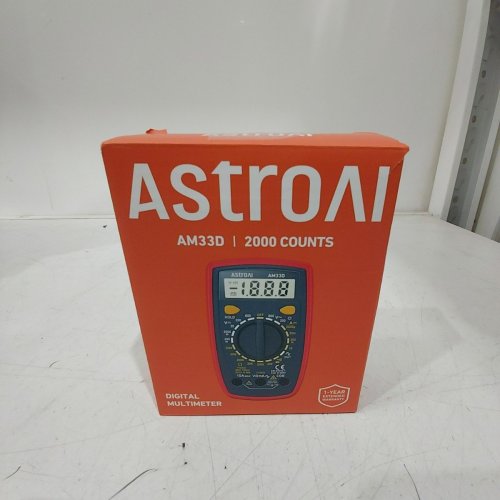 ASTROAI DIGITAL MULTIMETER DC/AC & OHM VOLTAGE/AMP TESTER - 2000 COUNTS - ORANGE (MODEL: AM33D) image 4