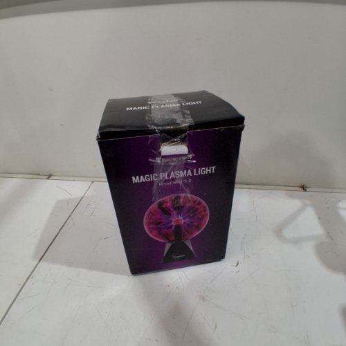 THEEFUN MAGIC 8" TOUCH AND SOUND RESPONSIVE PLASMA BALL- PURPLE/RED image 5