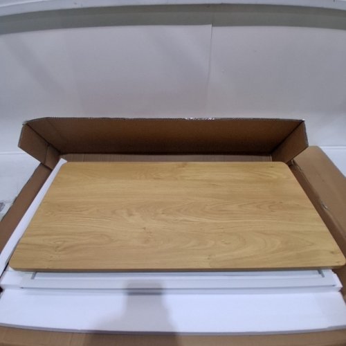 VASAGLE FOLDABLE COMPUTER DESK - 31.5" X 15.7" X 29.1" - WHITE/NATURAL OAK (MODEL: LWD151YD01) image 3