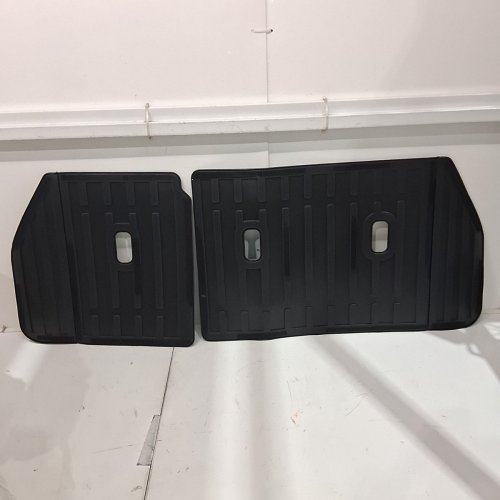 2PC CUSTOM FIT JEEP COMPASS BACKREST MATS - 2007-2016 JEEP COMPASS - BLACK (ITEM: X004PI3ZIN) image 4