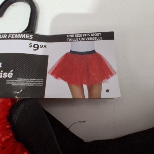WOMEN'S WAY TO CELEBRATE! TUTU SKIRT - ONE SIZE FITS MOST - RED image 4