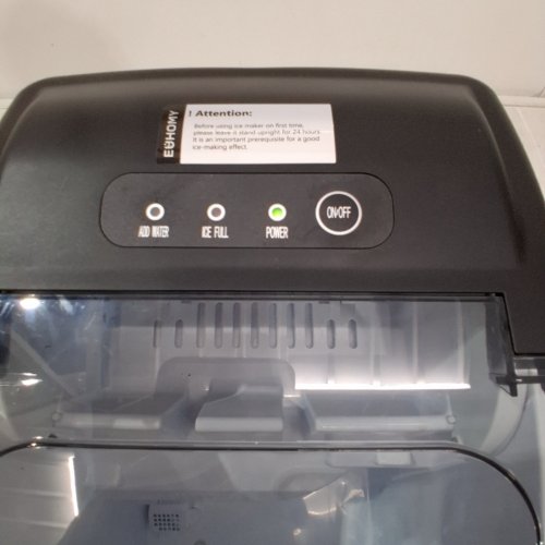 EUHOMY COUNTERTOP ICE MAKER - MAKES 26LBS/DAY - BLACK (MODEL: IM-06D) image 2