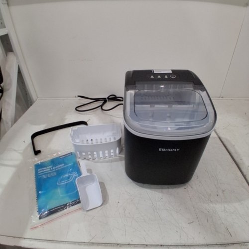 EUHOMY COUNTERTOP ICE MAKER - MAKES 26LBS/DAY - BLACK (MODEL: IM-06D) image 3