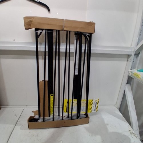REGALO EASY STEP EXTRA WIDE METAL SAFETY GATE - 30" X 29" - 49" - BLACK (MODEL: 1164EB) image 2