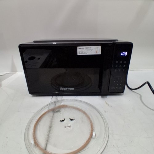 CHEFMAN COUNTERTOP MICROWAVE OVEN - 0.7 CU. FT - BLACK (MODEL: RJ55-7-V2-CA) image 4
