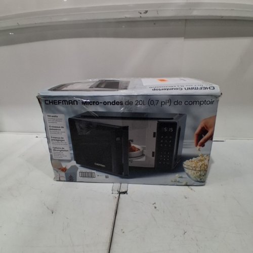 CHEFMAN COUNTERTOP MICROWAVE OVEN - 0.7 CU. FT - BLACK (MODEL: RJ55-7-V2-CA) image 9