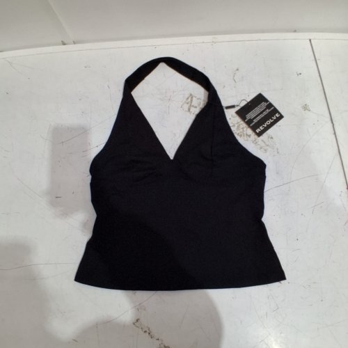 WOMEN'S FREE PEOPLE HALTER TOP - LARGE - BLACK (STYLE : 97744650) image 2