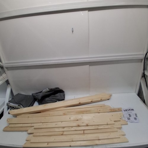 VEVOR BUNKIE BOARD SLAT WITH 200D OXFORD CLOTH - FULL - GREY (MODEL: CB001) image 2