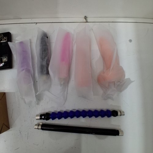 AUXFUN RAPID EXTENDING MASSAGE PLEASURE MASTURBATION SEX MACHINE 110V-240V 0-24W 0-450 TIMES/MINUTE - BLACK (MODEL: ‎NARF5-04458) image 3